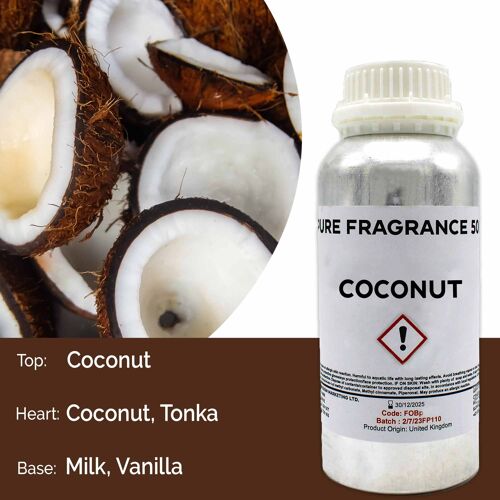 FOBp-24 - Coconut Pure Fragrance Oil - 500ml - Sold in 1x unit/s per outer