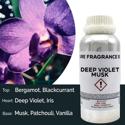 FOBp-29 - Deep Violet Musk Pure Fragrance Oil - 500ml - Sold in 1x unit/s per outer