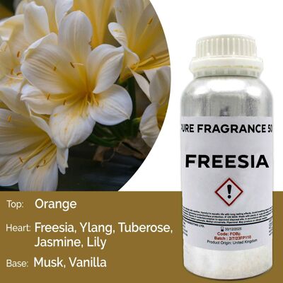 FOBp-44 - Aceite de fragancia pura de fresia - 500 ml - Se vende en 1x unidad/s por exterior