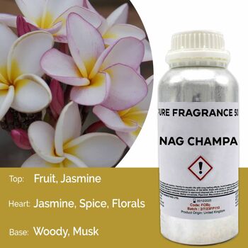 FOBP-79 - Huile parfumée pure Nag Champa - 500 ml - Vendu en 1x unité/s par extérieur
