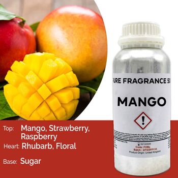 FOBp-72 - Huile parfumée pure de mangue - 500 ml - Vendue en 1x unité/s par extérieur 1