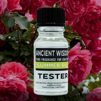 FOT-115 - Testeur de parfum 10 ml - Rose d'été - Vendu en 1x unité/s par extérieur