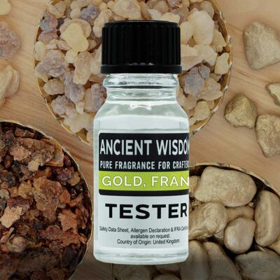 FOT-162 - Tester di fragranza da 10 ml - Oro, incenso e mirra - Venduto in 1 unità/e per esterno