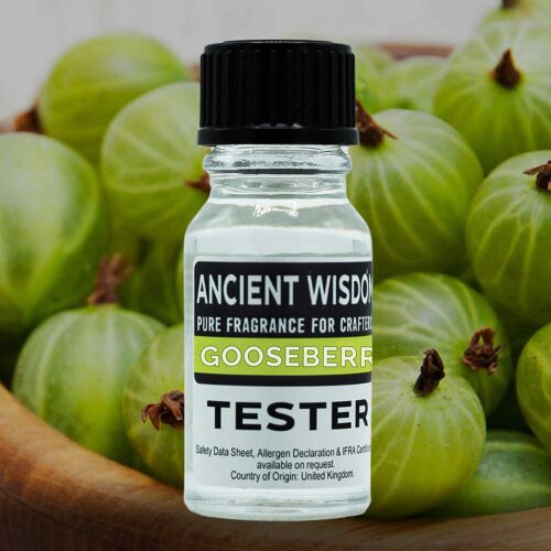 FOT-163 - 10ml Fragrance Tester - Gooseberry & White Tea - Sold in 1x unit/s per outer