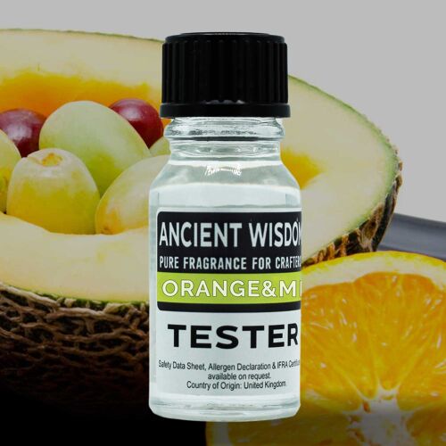 FOT-185 - 10ml Fragrance Tester - Orange & Melon - Sold in 1x unit/s per outer