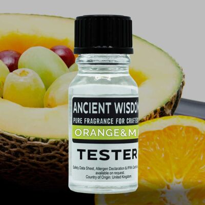FOT-185 - Tester di fragranza da 10 ml - Arancia e melone - Venduto in 1 unità/e per esterno