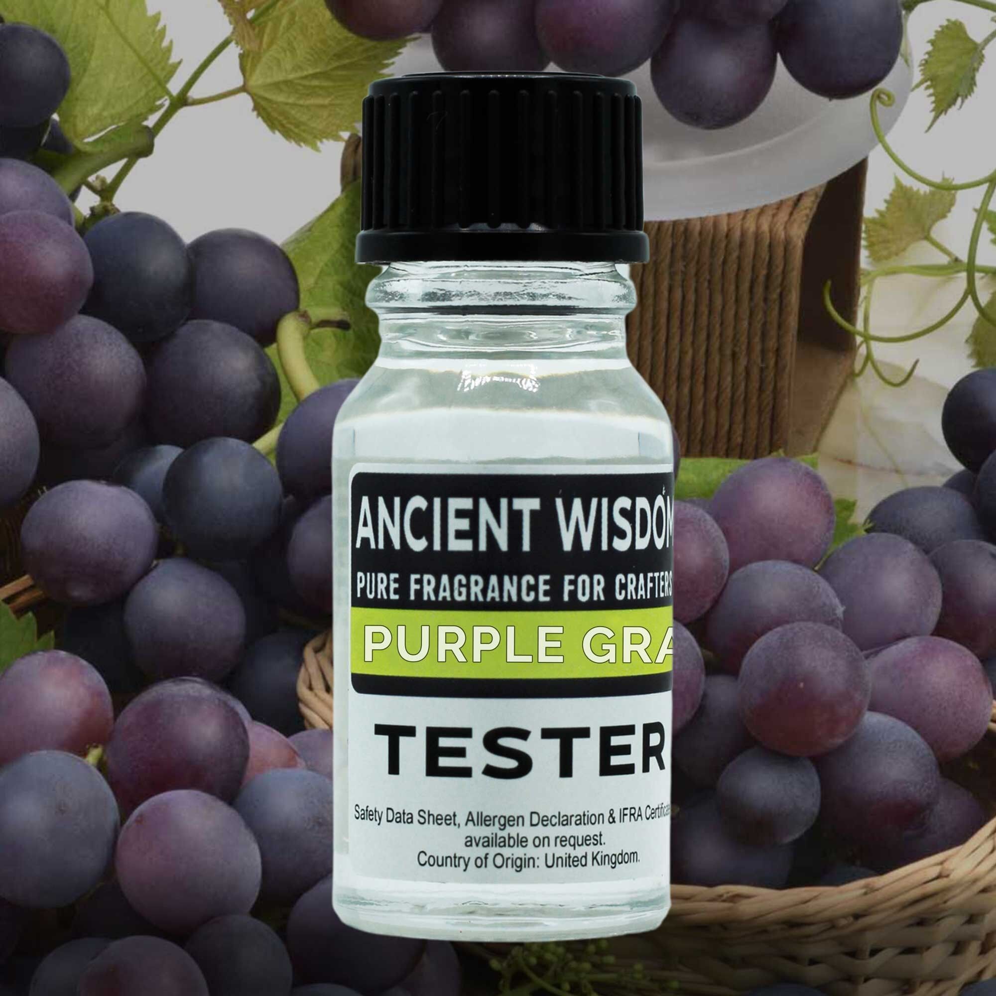 FOT-198 - Tester di fragranza da 10 ml - Uva viola - Venduto in 1 unità/e per esterno