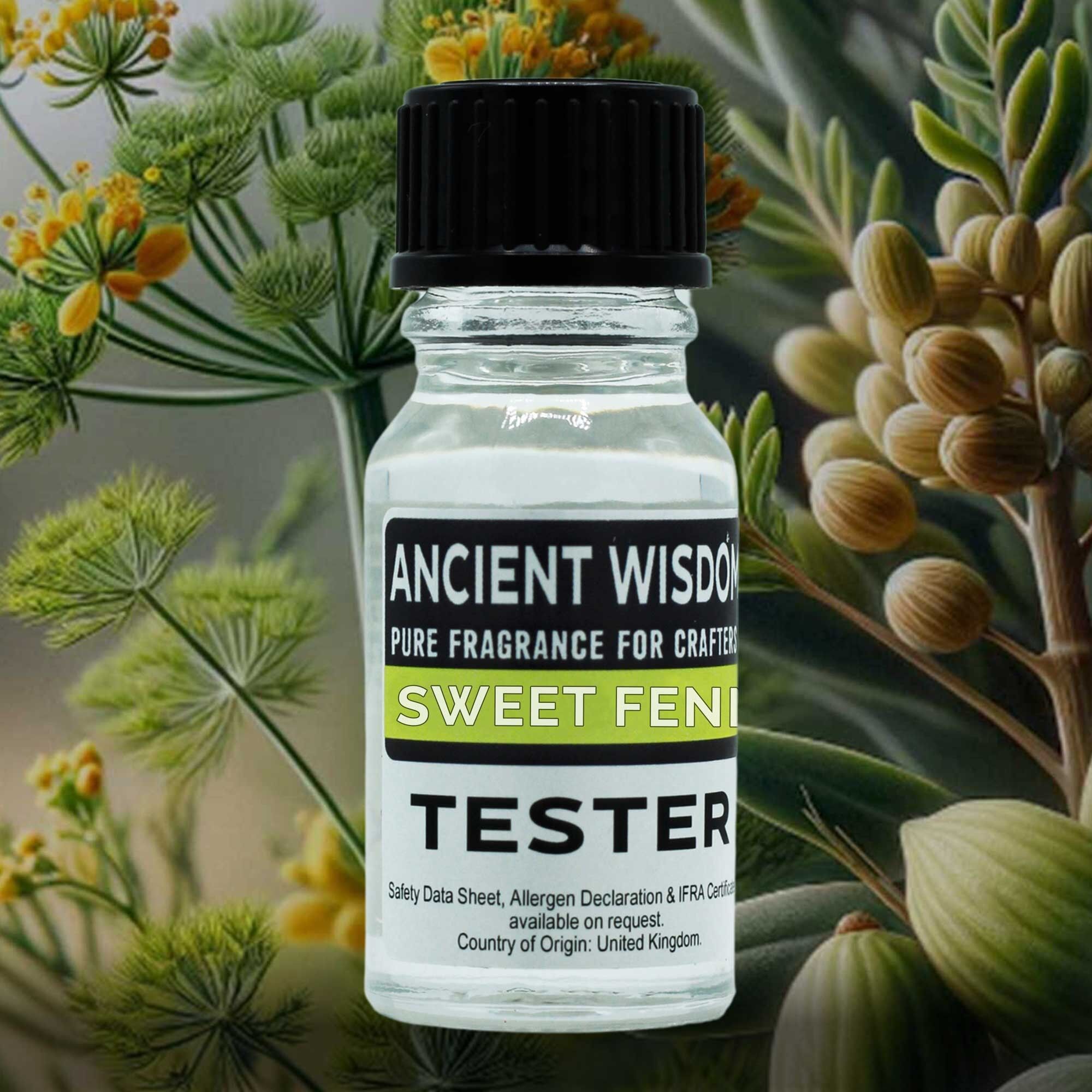 FOT-202 - 10ml Fragrance Tester - Sweet Fennel & Jojoba - Sold in 1x unit/s per outer