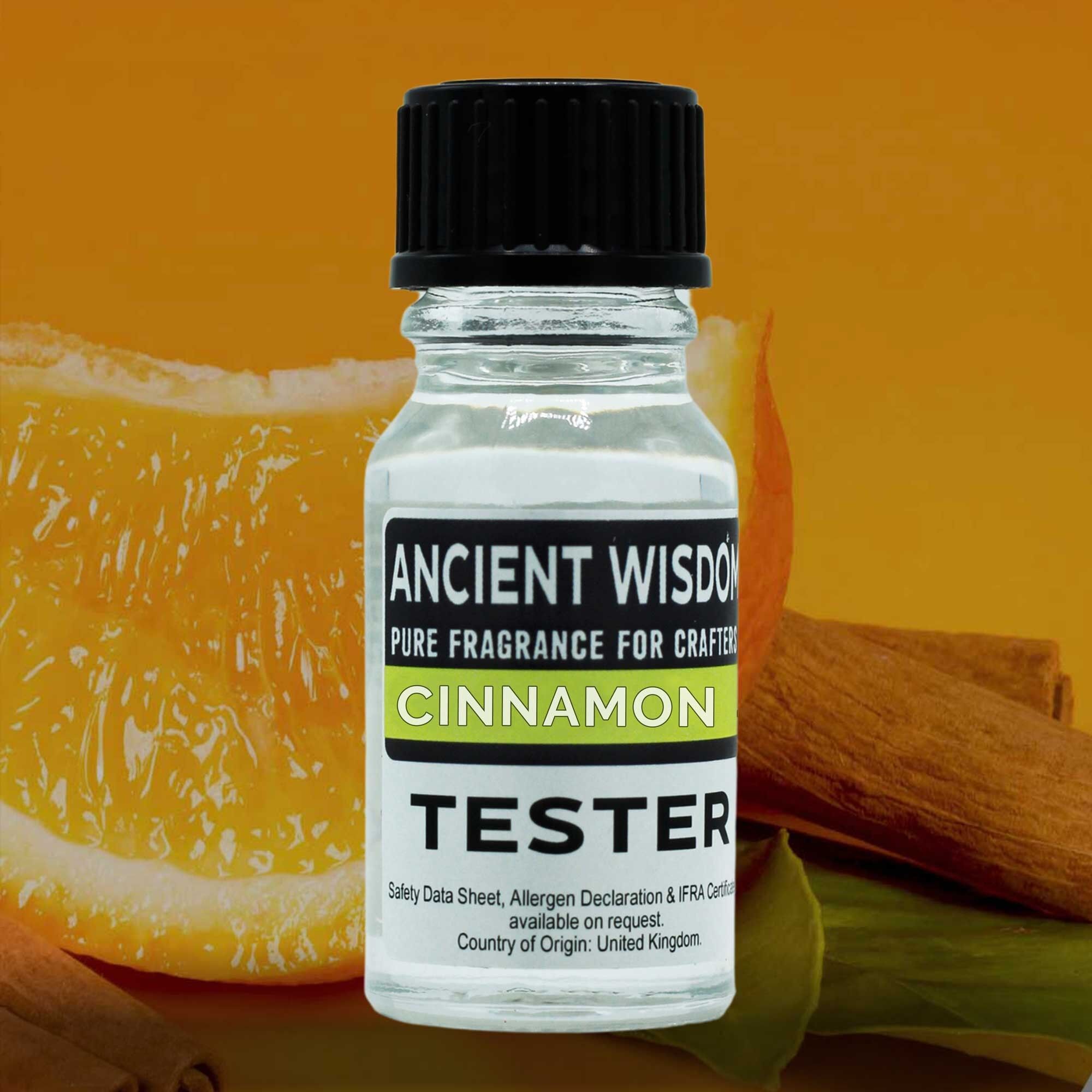 FOT-22 - Tester di fragranza da 10 ml - Cannella e arancia - Venduto in 1 unità/e per esterno