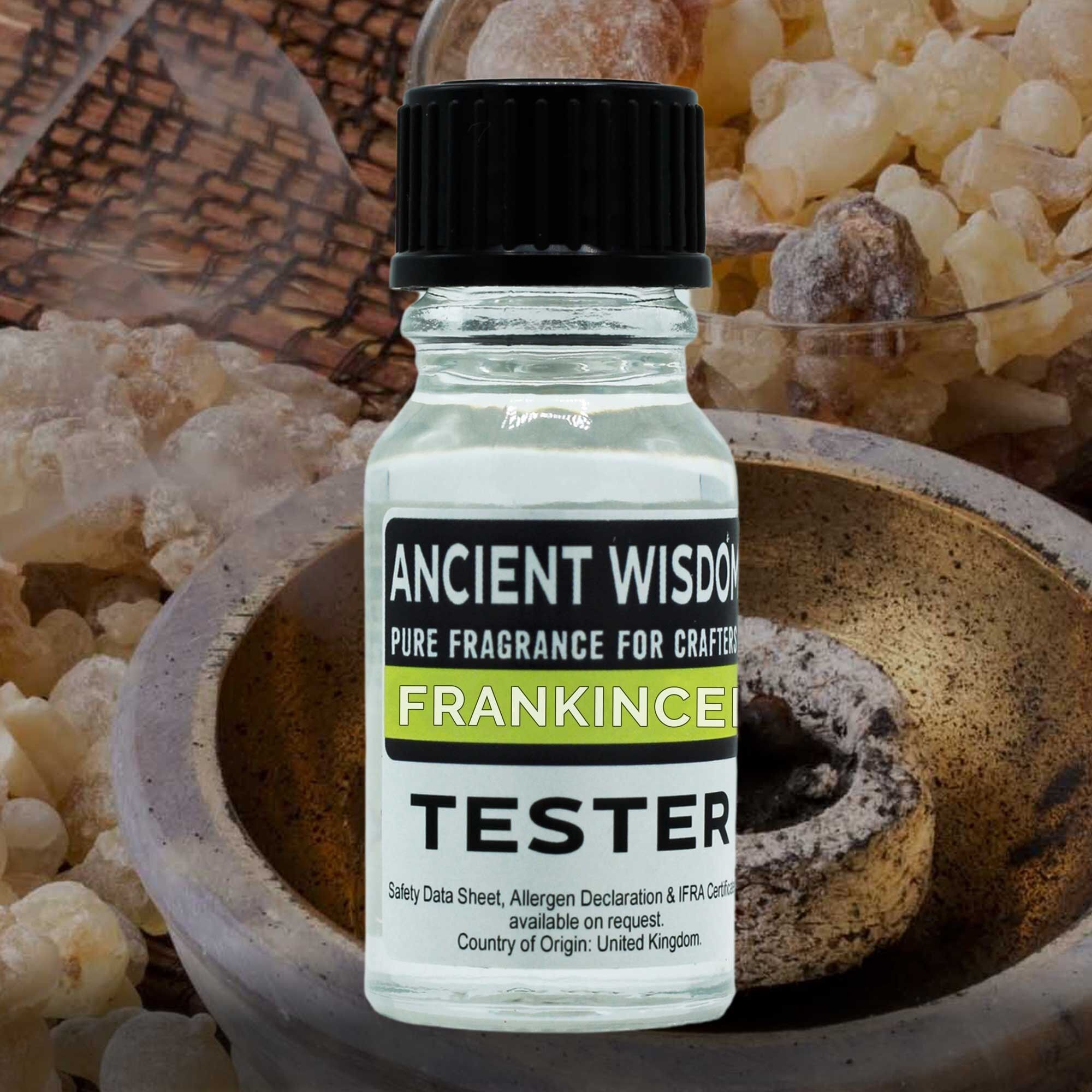FOT-43 - Tester di fragranza da 10 ml - Incenso - Venduto in 1x unità per esterno