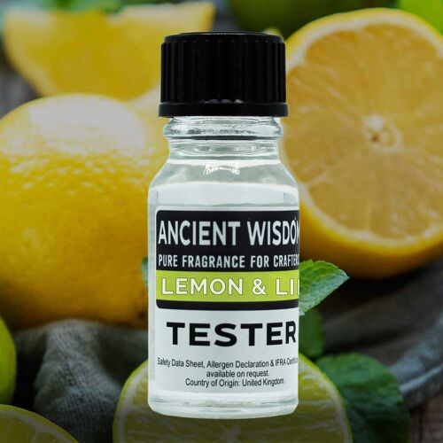 FOT-61 - 10ml Fragrance Tester - Lemon & Lime - Sold in 1x unit/s per outer