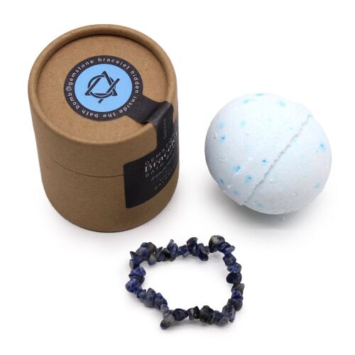 GBBB-02 - Sodalite Gem Bracelet Bath Bomb - Sold in 4x unit/s per outer