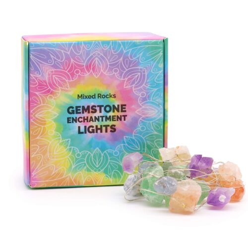 GEL-04 - Gemstone Enchantment Lights - Mixed Rocks - Sold in 1x unit/s per outer