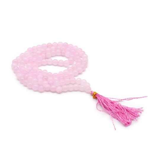 GMala-03 - 108 Bead Mala - Rose Quartz - Sold in 1x unit/s per outer