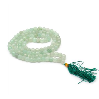 GMala-07 - 108 Bead Mala - Avventurina verde - Venduto in 1x unità/i per esterno