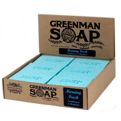 GMSoap-02 – Greenman Soap 100 g – Morning Fresh – Verkauft in 12x Einheit/en pro Außenhülle