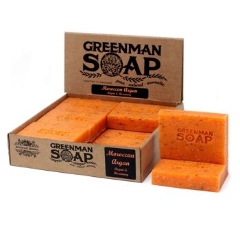 GMSoap-09 - Savon Greenman 100g - Argan Doré - Vendu en 12x unité/s par extérieur 2