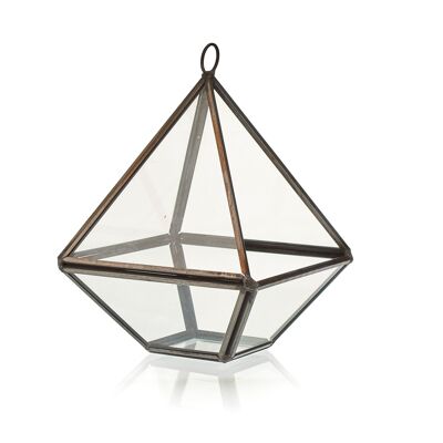 GTer-01 - Terrarium en verre - Petite pyramide - Vendu en 1x unité/s par extérieur