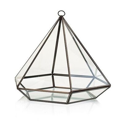 GTer-04 - Terrarium en verre - Grand diamant - Vendu en 1x unité/s par extérieur