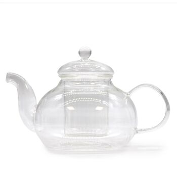 GTeaP-05 - Théière Infuseur en Verre - Perle Ronde - 800ml - Vendu en 1x unité/s par extérieur 1