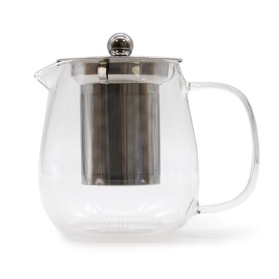 GTeaP-03 - Théière Infuseur en Verre - Contemporain - 550ml - Vendu en 1x unité/s par extérieur