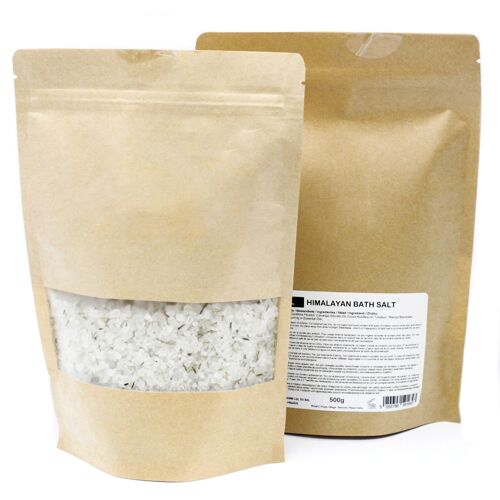 HBATHSUL-02 - Himalayan Bath Salt Blend 500g - Clarity - White Label - Sold in 3x unit/s per outer