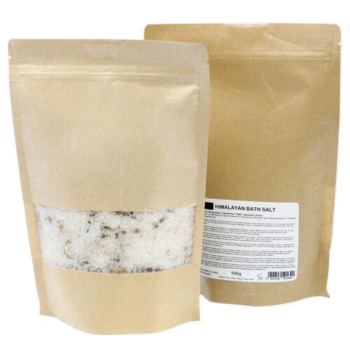 HBATHSUL-05 - Himalayan Bath Salt Blend 500g - Skin Revive - White Label - Sold in 3x unit/s per outer