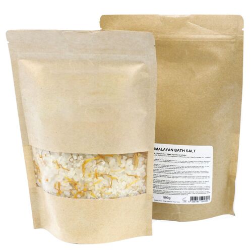 HBATHSUL-06 - Himalayan Bath Salt Blend 500g - Energise - White Label - Sold in 3x unit/s per outer