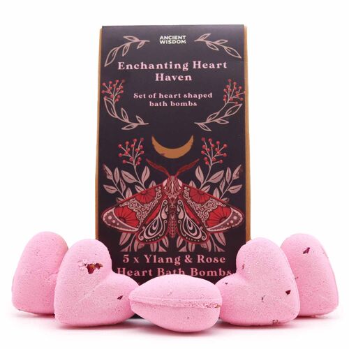 HBBS-03 - Enchanting Heart Heaven Bath Heart Gift Set - Sold in 1x unit/s per outer