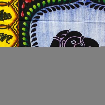 HBWA-05 - Art mural en coton brossé à la main - Kamasutra - Vendu en 1x unité/s par extérieur 2