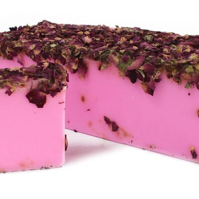 HCS-13 - Rose & Rose Petals - Soap Loaf - Verkauft in 1x Einheit/en pro Außenhülle