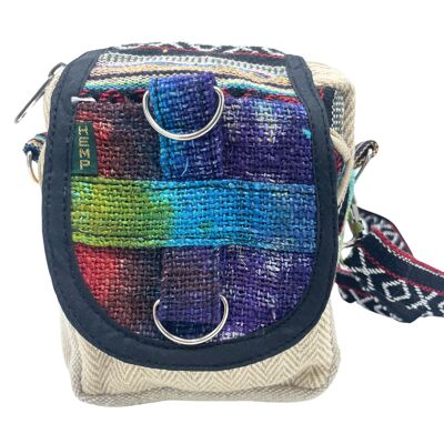 HempB-22 - Bolso bandolera de cáñamo Tie-Dye - Se vende en 1x unidad/s por exterior