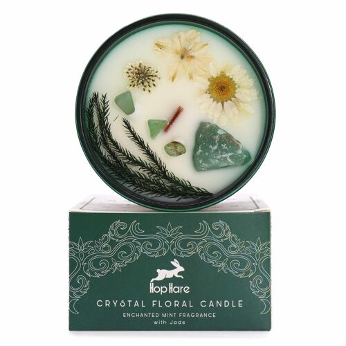 HHC-02 - Hop Hare Crystal Magic Flower Candle - The Magician - Sold in 1x unit/s per outer