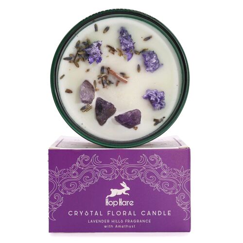 HHC-03 - Hop Hare Crystal Magic Flower Candle - The Moon - Sold in 1x unit/s per outer