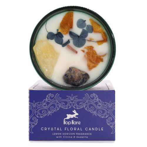 HHC-05 - Hop Hare Crystal Magic Flower Candle - The Sun - Sold in 1x unit/s per outer