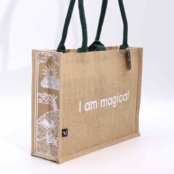 HHJB-03 - Hop Hare Jute Big Bag - I am Magical - Vendu en 5x unité/s par extérieur 1