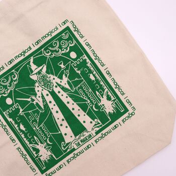 HHTB-03 - Hop Hare Tote Bag - I am Magical - Toile de coton 10oz - Vendu en 1x unité/s par extérieur 2