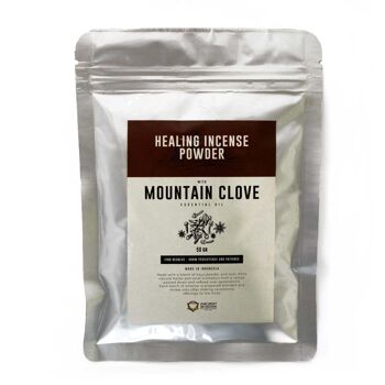 HIP-04 - Poudre d'encens de guérison - Clou de girofle de montagne 50 g - Vendu en 12x unité/s par extérieur 1