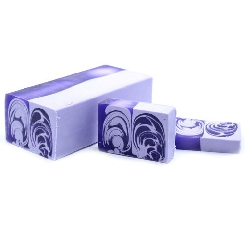 HSBS-13 - Handcrafted Soap Loaf  1.2kg  - Lilac - Sold in 1x unit/s per outer