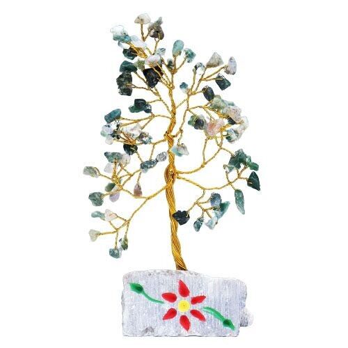 IGemT-03 - Moss Agate Gemstone Tree - 80 Stones - Sold in 1x unit/s per outer