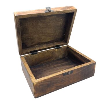 IMBox-12 - Grande boîte à souvenirs en bois 20x15x7.5cm - Bouddha - Vendu par 1x unité/s par extérieur 2