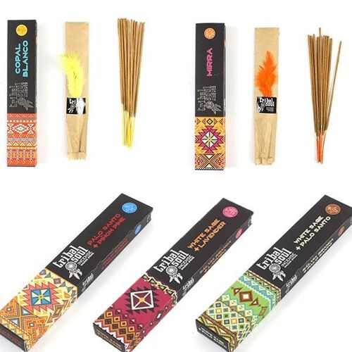 IncenST-02 - Tribal Soul Incense Starter Pack -  Whitewash Display - Sold in 1x unit/s per outer