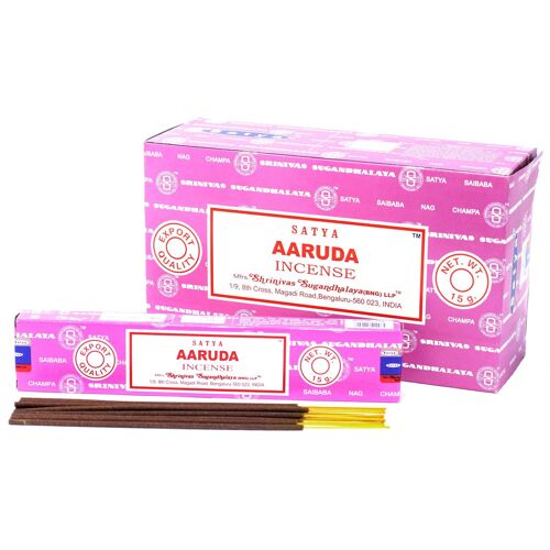 iSatya-26 - Satya Incense 15gm - Aaruda - Sold in 12x unit/s per outer