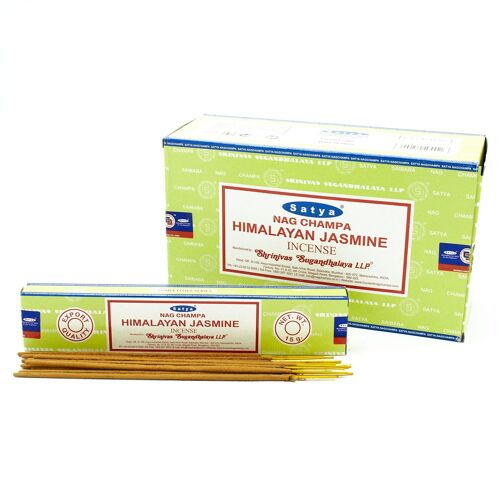 iSatya-37 - Satya Incense Sticks 15g - Himalayan Jasmine - Sold in 12x unit/s per outer