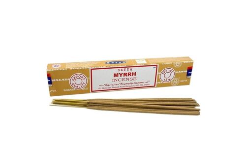 iSatya-48 - Satya Incense Sticks 15g - Myrrh - Sold in 12x unit/s per outer