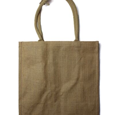 JSB-05 - Shopping bag grande in iuta con portabottiglie - Venduto in 1x unità/s per esterno