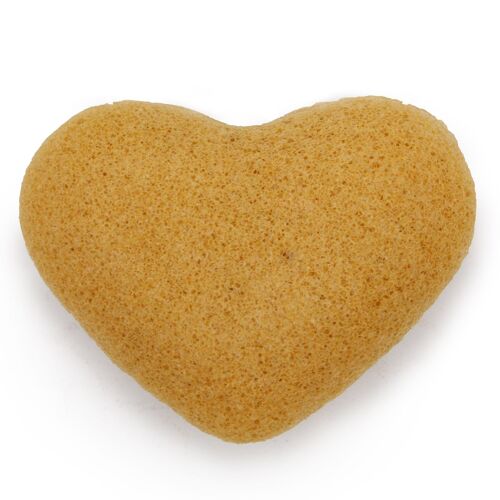 KONG-06 - Konjac Heart Sponge - Peach - Sold in 6x unit/s per outer