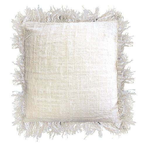 LinC-02 - Linen Cushion Covering 60x60 cm with Fringe - Sold in 4x unit/s per outer