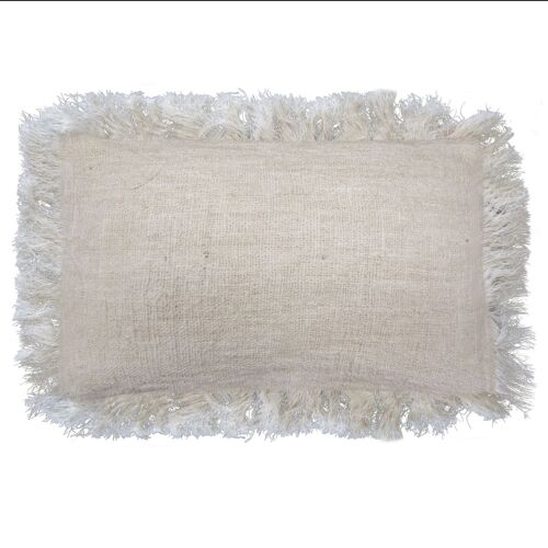 LinC-03 - Linen Cushion Covering 30x50cm with Fringe - Sold in 4x unit/s per outer