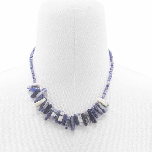 LSNK-06 - Longstone Gem Necklace - Sodalite - Sold in 1x unit/s per outer